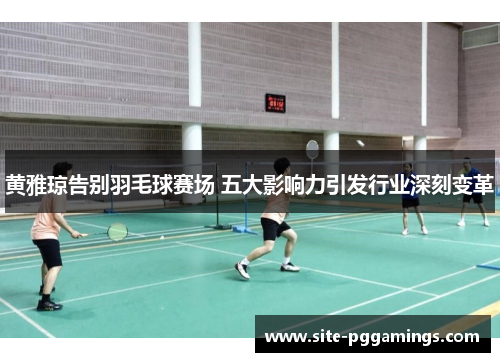 黄雅琼告别羽毛球赛场 五大影响力引发行业深刻变革