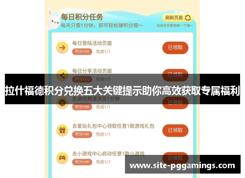 拉什福德积分兑换五大关键提示助你高效获取专属福利 拉什福德积分兑换五大关键提示助你高效获取专属福利
